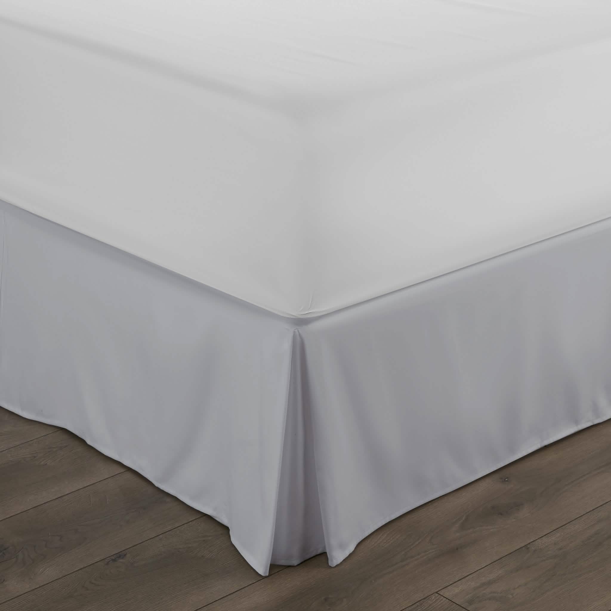 Hypoallergenic Pleated Premium Solid Bed Skirt
