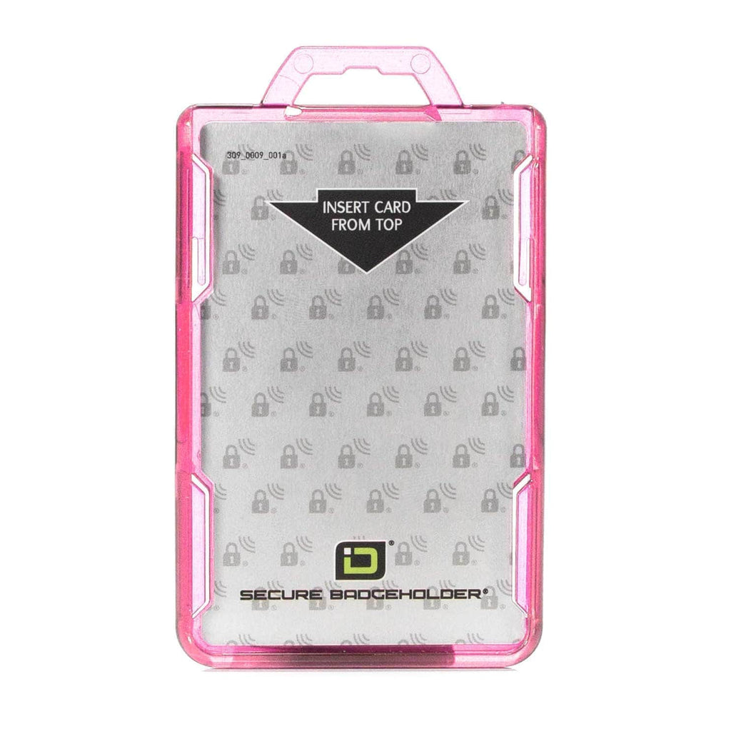 Secure Badge Holder Lite ™ Vertical 1 ID Card Holder