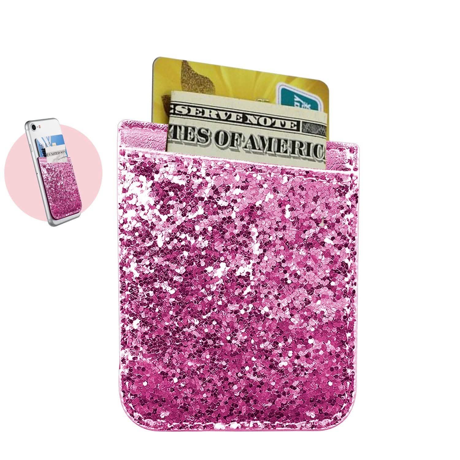 iFab Stick-On ID, Credit Card Wallet Phone Case for iPhone, Android Smartphones