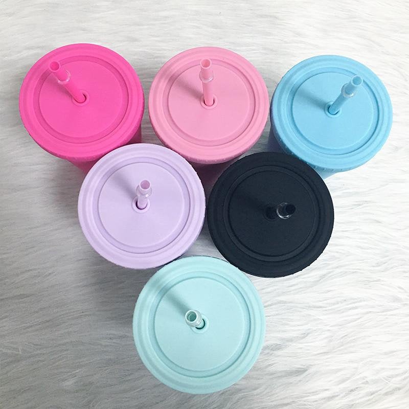 Pastel Cup Blank Cups Tumblers, 24 oz Matte Tumblers, Double Wall Acrylic Tumbler With Straw and Screw Lid BPA Free