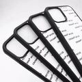 Sublimation Apple iPhone 11, 12 Mini, Pro, Pro Max Cell Phone cover TPU Non slip Black Covers