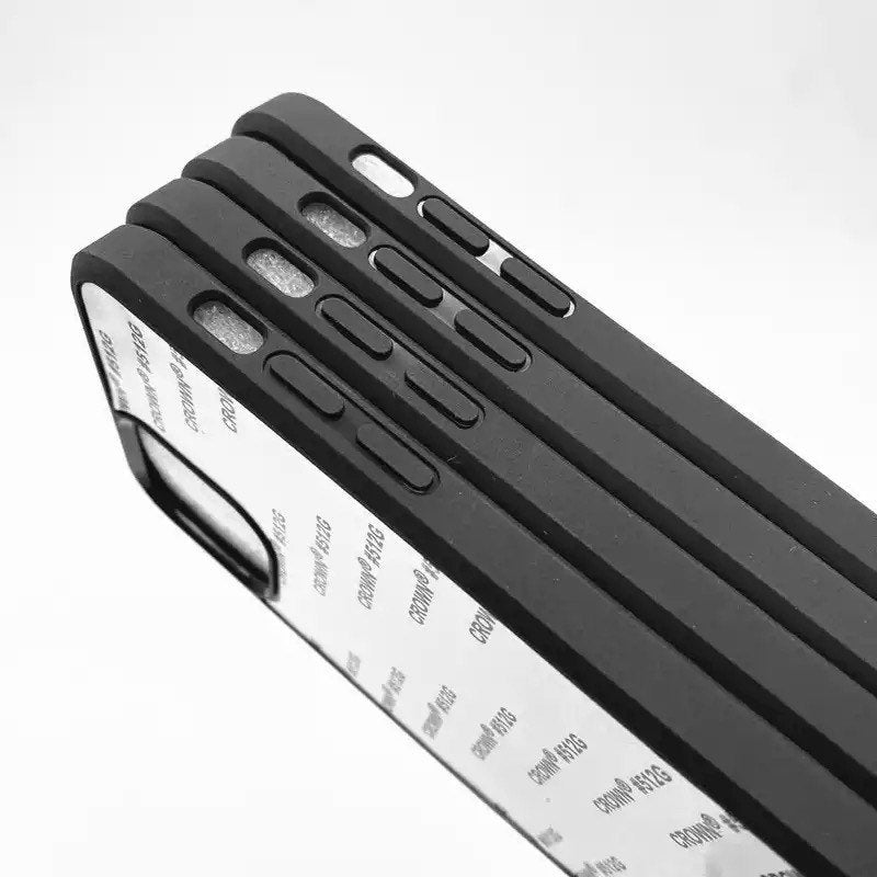 Sublimation Apple iPhone 11, 12 Mini, Pro, Pro Max Cell Phone cover TPU Non slip Black Covers
