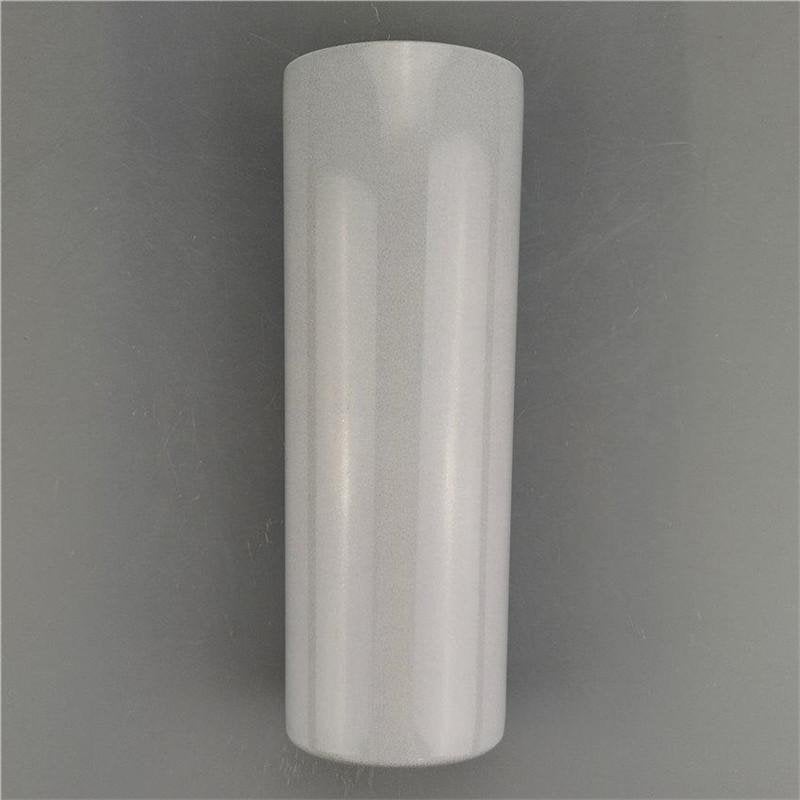 20oz Sublimation Blank Tapered Skinny White Blue Purple Black Pink Stainless Glitter Sparkle Tumbler Straw & lid