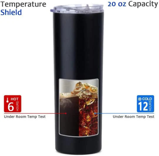 Sublimation 25 Pack 20oz Blank Glitter Holographic Straight Stainless Tumblers Tumbler Coffee Cup w/straw, & box