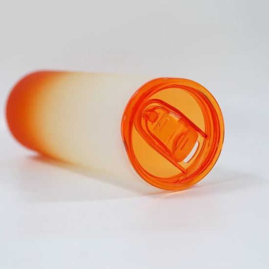 25oz Sublimation blank glass Ombre gradient Tumblers (Includes leak proof color Lid & Straw)