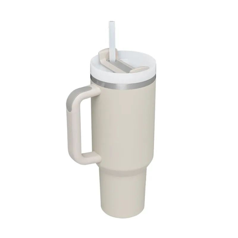 40oz Tumbler w/ Handle stainless
