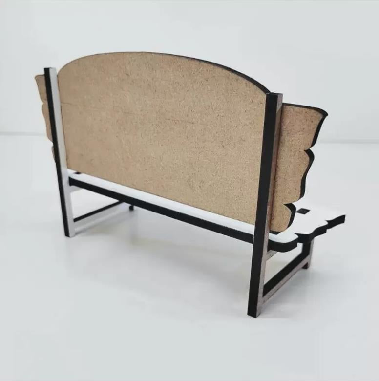 Sublimation Blank MDF memorial benches blank wooden ornament (3 Styles)