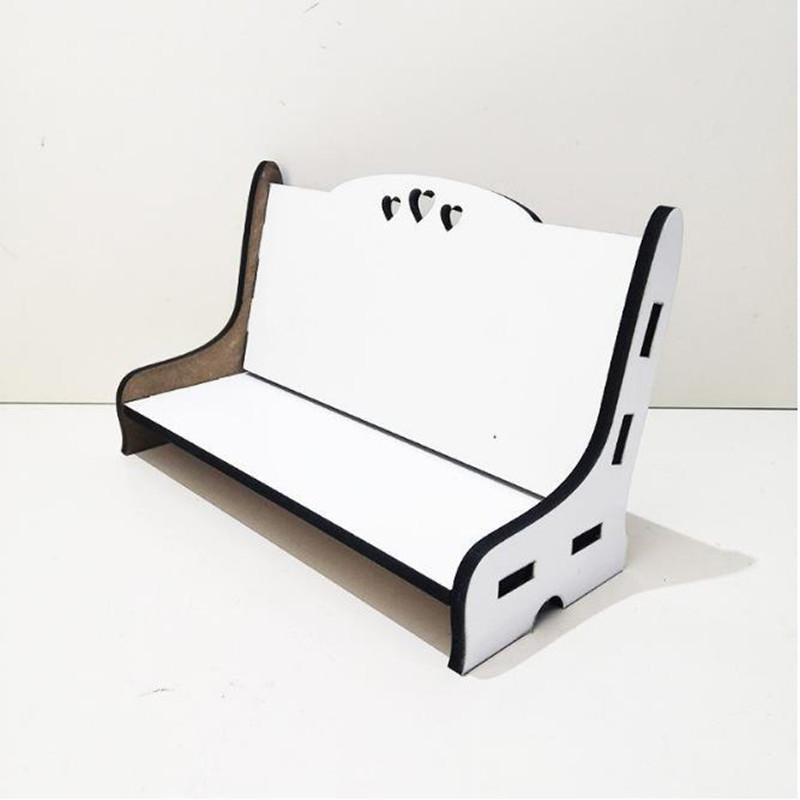 Sublimation Blank MDF memorial benches blank wooden ornament (3 Styles)