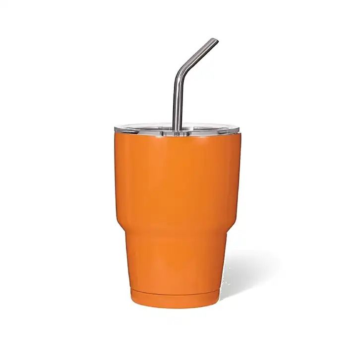 3oz DIY Blank Sublimation shot glass Tumbler double insulated with stainless straw