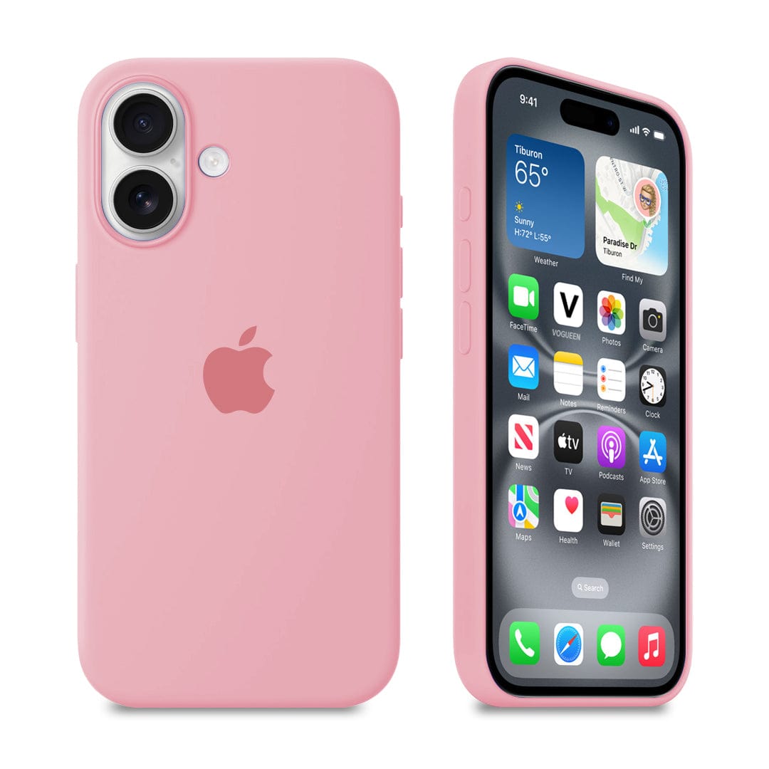 iPhone Silicone Case (Candy Pink)