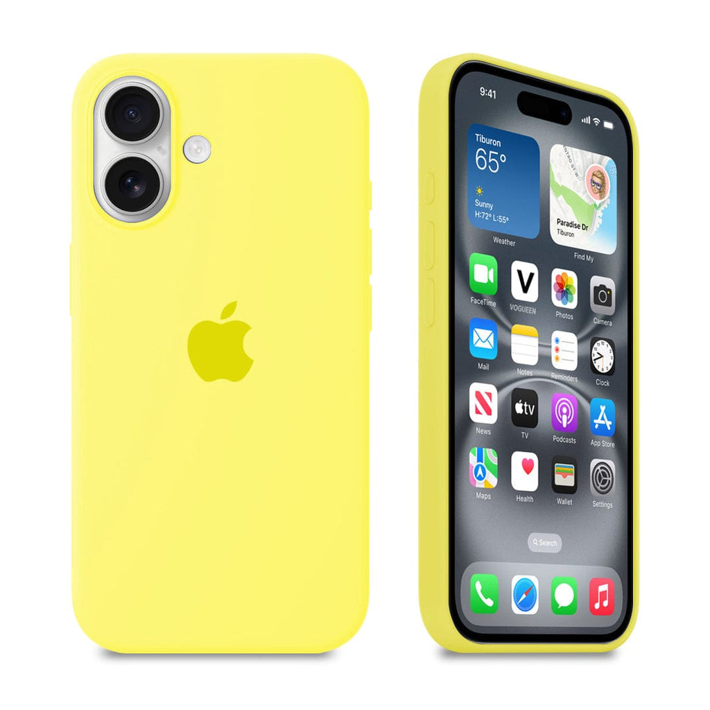 iPhone Silicone Case (Flash Yellow)