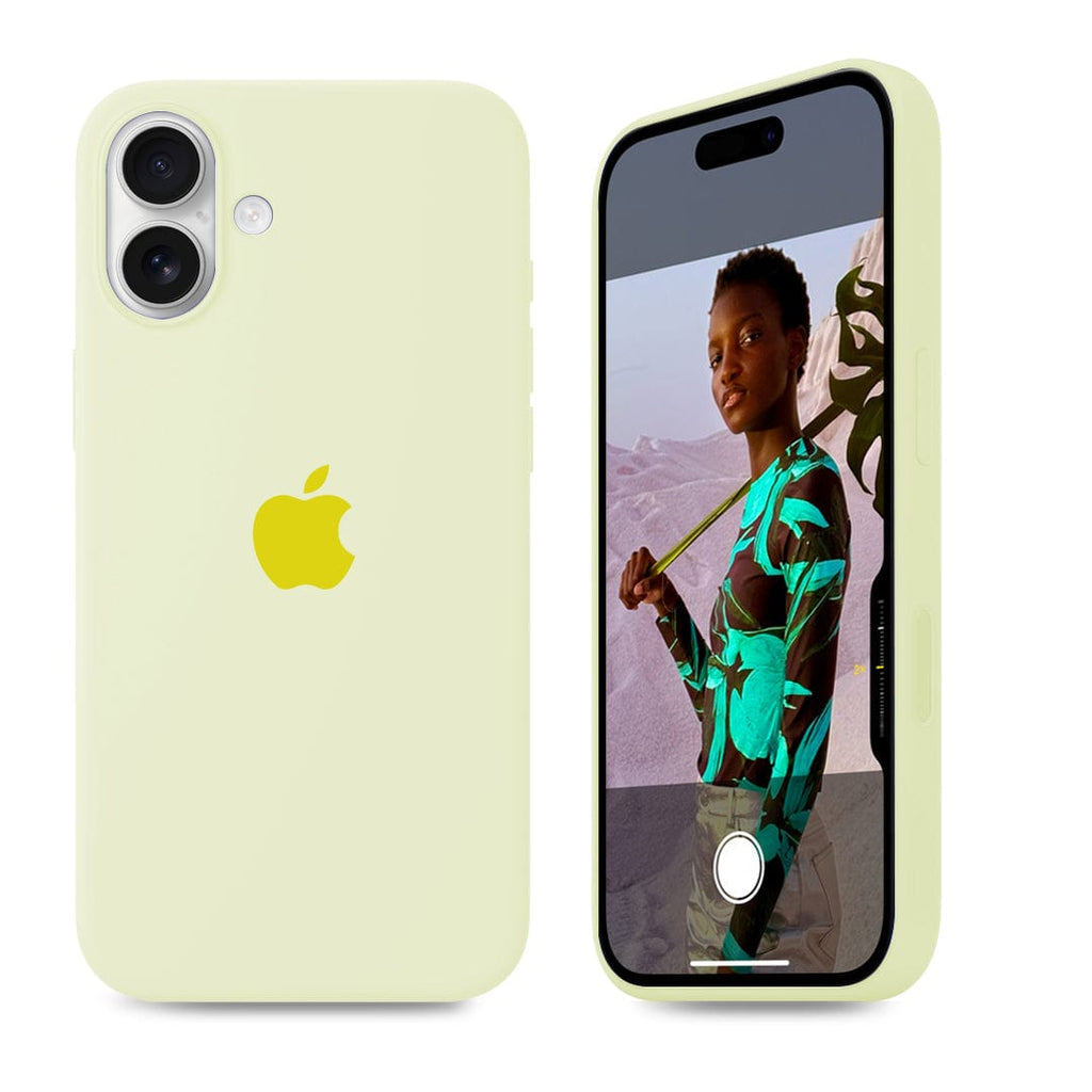 iPhone Silicone Case (Creamy Yellow)