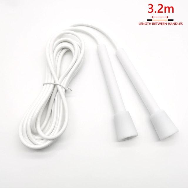 Jump Skipping Rope PVC Soft Beaded Basic Tangle Free Sports Rainbow Jump Rope With Plastic Beaded Segmentation Jump Rope For Outdoor Fitness And Gym Colorful Beaded Ropes For Kids 10ft 9ft