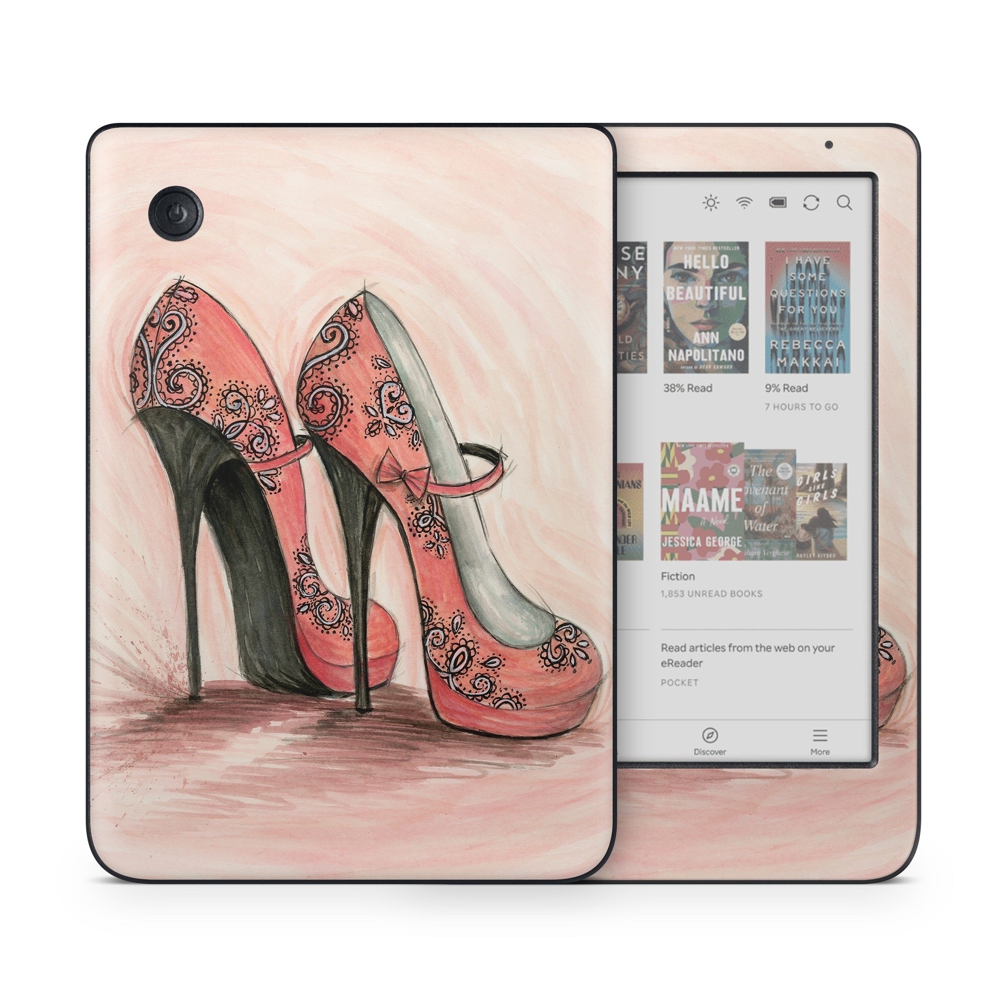 Coral Shoes - Kobo Clara Colour Skin