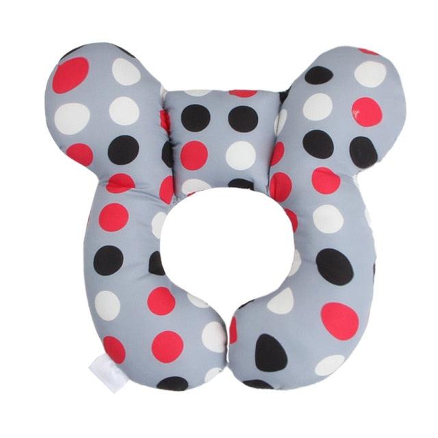 Kids Children Baby Pillow Soft Neck Support Infant Car Cushion U-Shape Cotton Infant Nursing Pillow Toddler Sleep Positioner  Air Mesh Organic Cotton Protection for Flat Head Baby Pillow for Newborn Breathable Adjustable Infants and Baby Neck Head Support