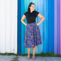 Adult "Autumn Blaze" Dragons Skirt With Pockets