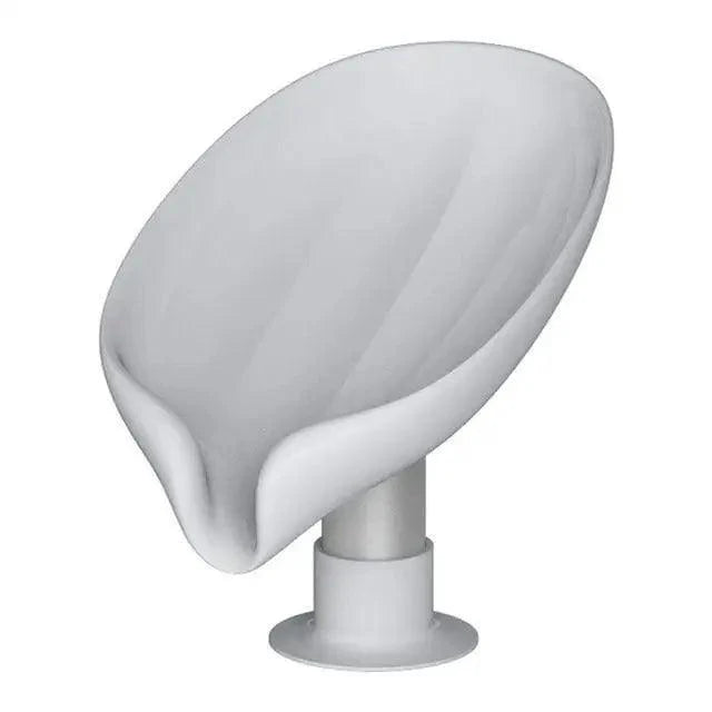 Leaf Shape Soap Box Creative Drain Soap Holder Bathroom Soap Holder Free Perforated Soap Dish For Bathroom Suction Cup Soap Dish Soap Dish with Draining Tray Soap Holder Saver for Shower Bathroom Keep Soap Bars Dry Clean
