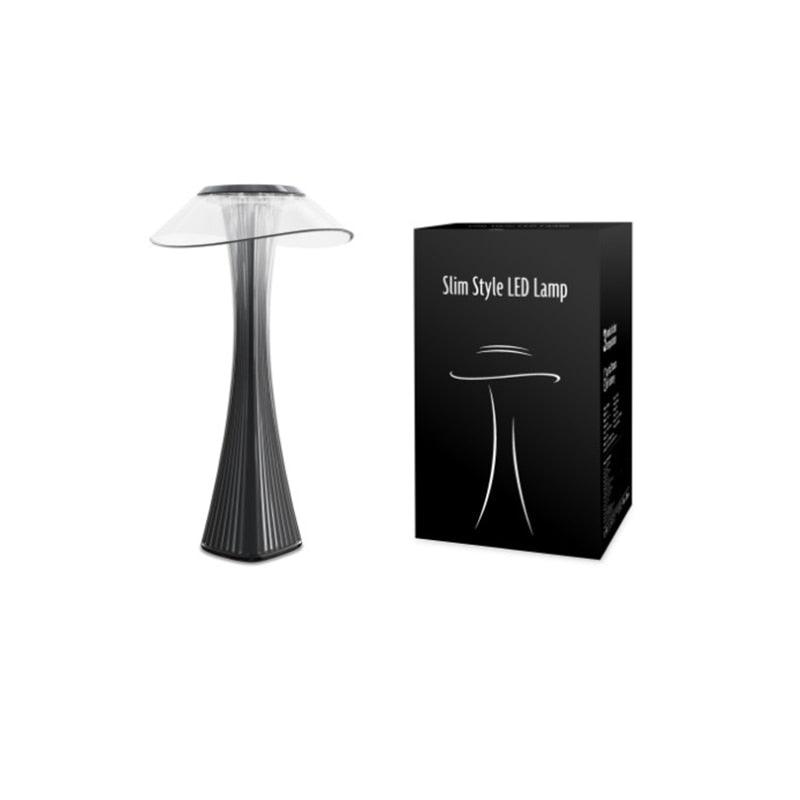 LED Table Lamp USB Charging Dimmable Protection Eyes Smart Touch Switch Bedside Lamps Transparent Crystal Creative Table Light Decorative Table Lamp Cute Study Lamps for Bedroom Décor