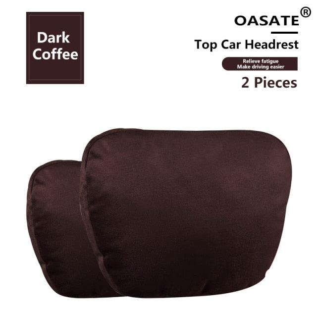 Luxury Car Neck Pillow Car Travel Neck Rest Pillows Seat Cushion Support Car Headrest Neck Support Seat Design Class Soft Universal Adjustable Car Neck Pillow Waist Pillow Universal Driving Seat Car Pillow Sleeping Neck Headrest