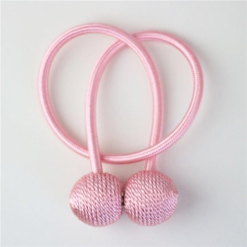 Magnetic Pearl Ball Curtain Tiebacks Accessories Holdbacks Buckle Accessory Buckles Clasp Clips Curtain Hook Holder Holder Clips For Home Office Window 49CM