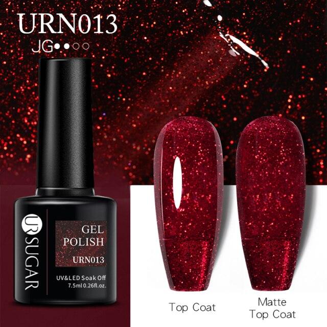 Matte Pink Blue Gel Nail Polish Semi Permanent LED Nail Art Design Elegant Warm Colors For Womens
