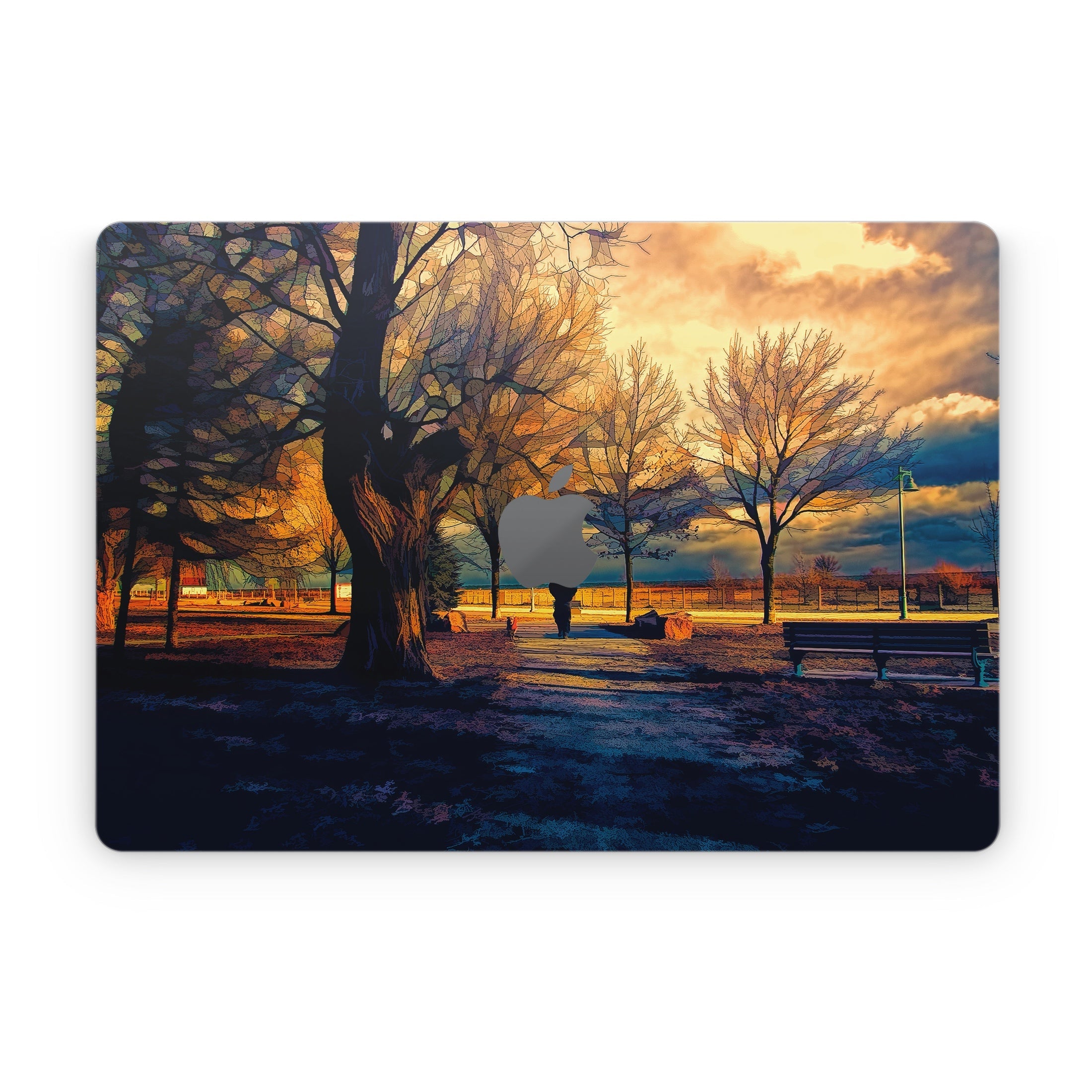 Man and Dog - Apple MacBook Skin