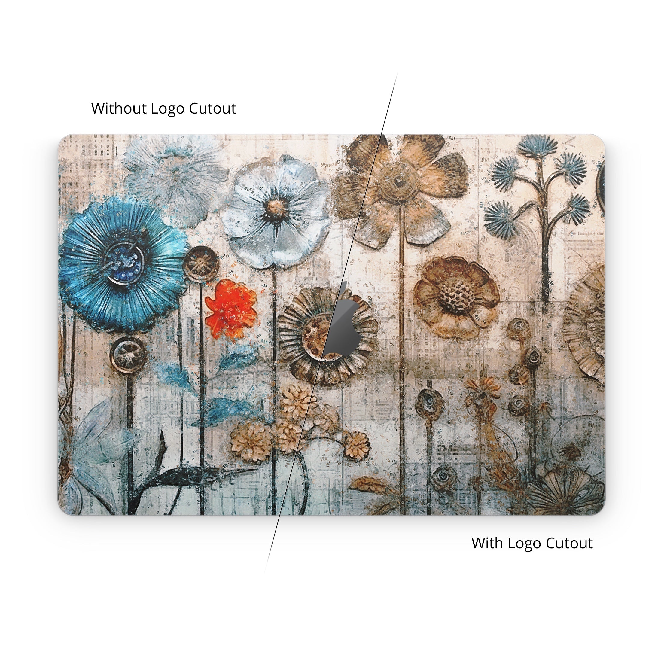 Steampunk Flowers - Apple MacBook Skin