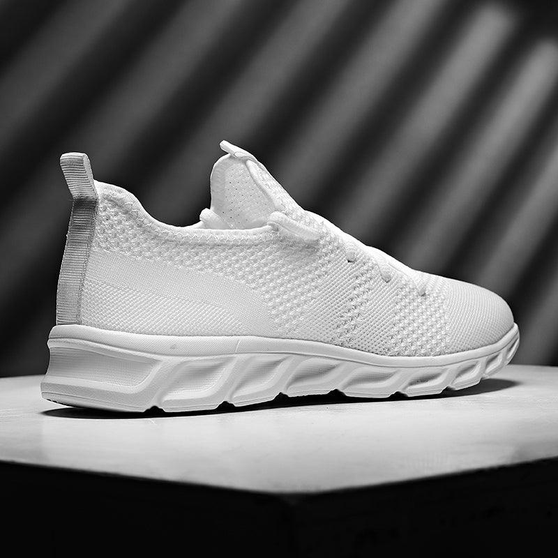Mens Black Sneakers Casual Summer High Quality Mesh Sneakers Lightweight Breathable Mesh Sneakers Fashion Tennis Breathable Walking Gym Work Sneakers