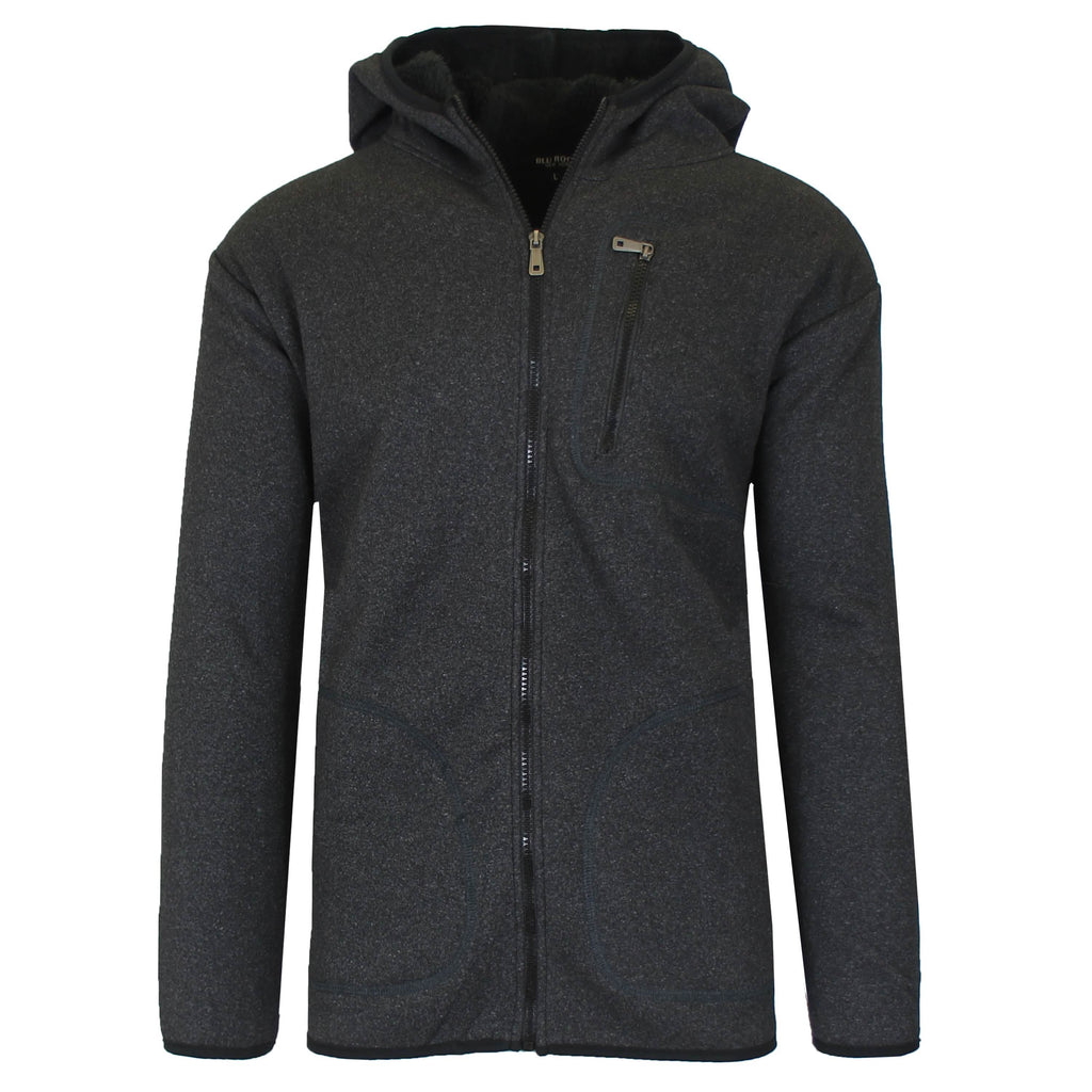 Men's Heavyweight Tech Sherpa Full-Zip Hoodie