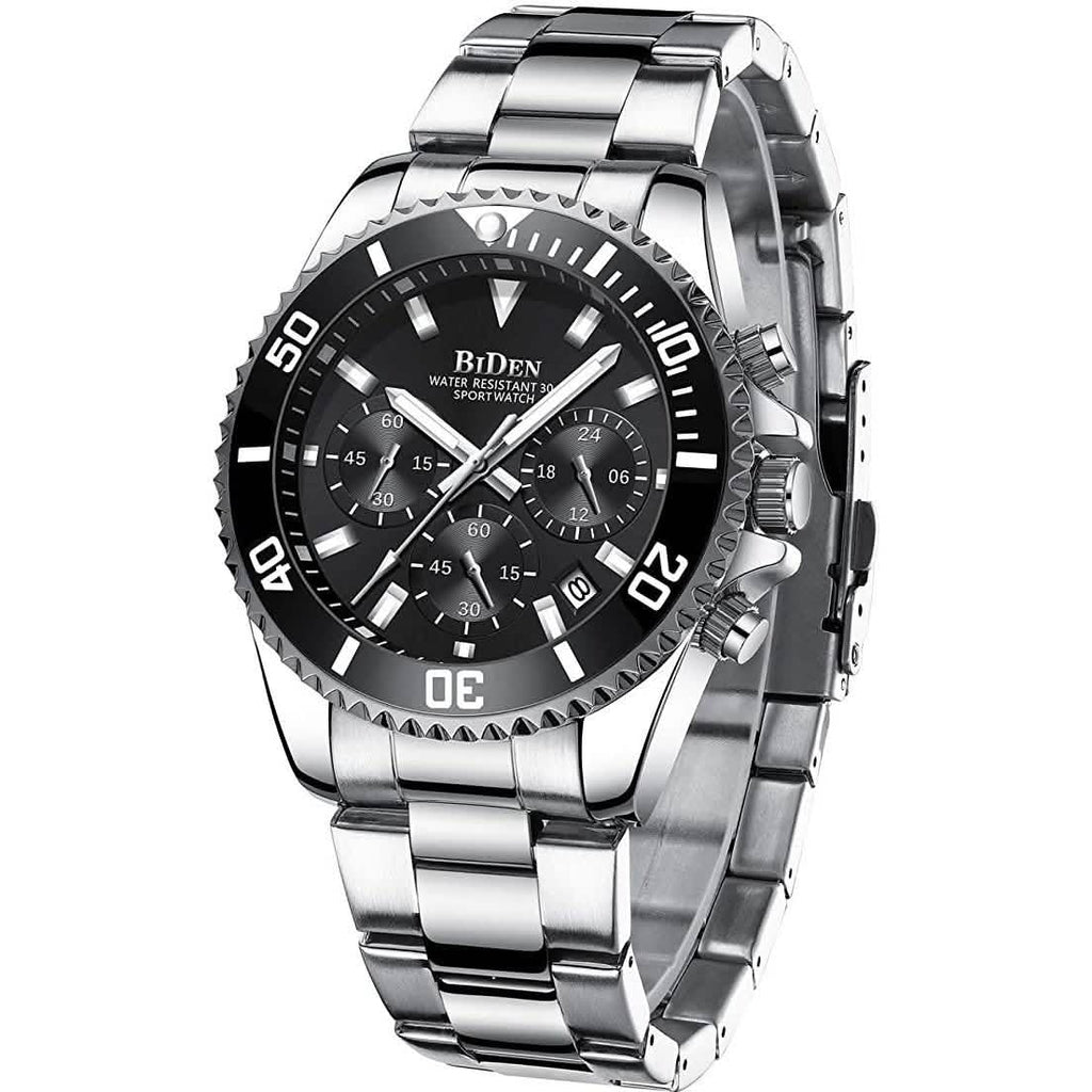 Men's Stainless Steel Watches Chronograph