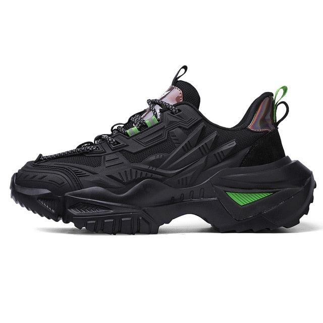 Mens Strong Casual Fashion Chunky Sneakers Height Increasing Spring Thick Sole Footwear Fashion High Quality Sneakers Slip on Walking Shoes High Top Casual Shoes For Men