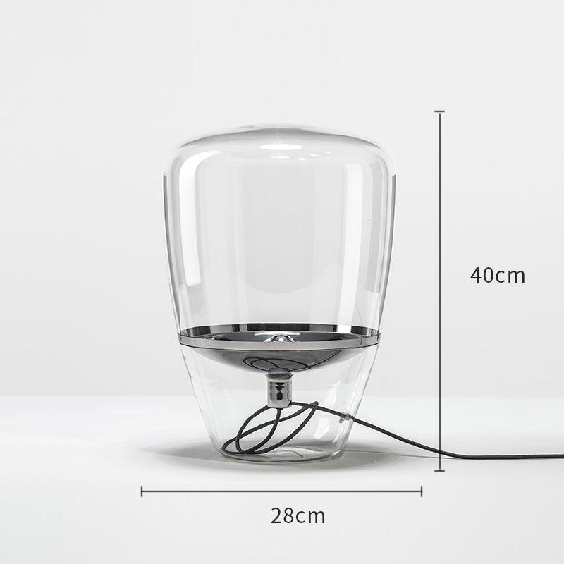 Modern Art Deco Living Room Table Lamp Glass Table Lamps for Living Room Home Deco Indoor Bedside Lamp Decorative Table Lamp Cute Study Lamps for Bedroom Décor