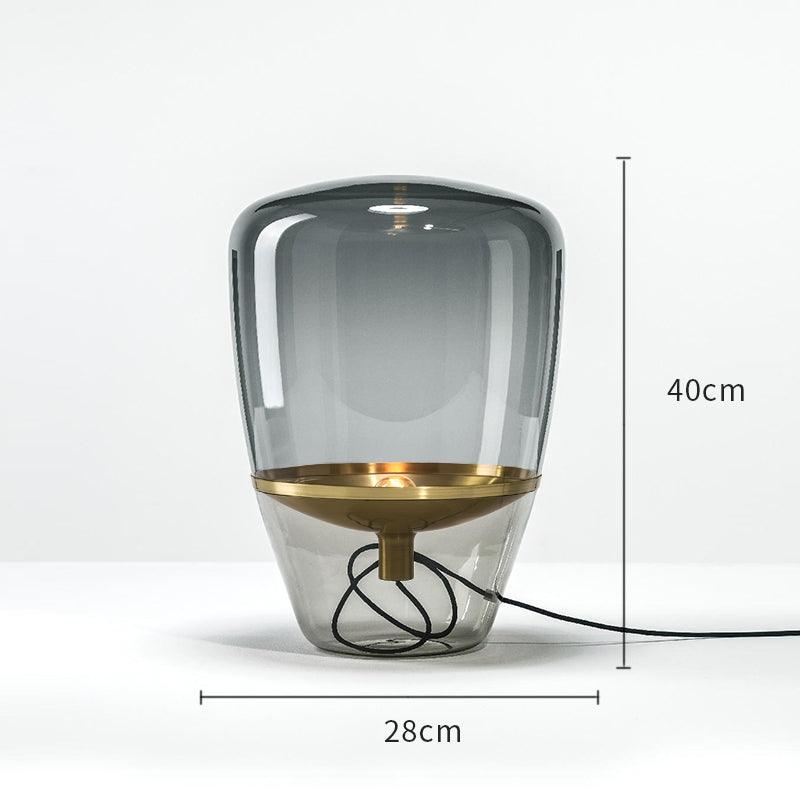 Modern Art Deco Living Room Table Lamp Glass Table Lamps for Living Room Home Deco Indoor Bedside Lamp Decorative Table Lamp Cute Study Lamps for Bedroom Décor