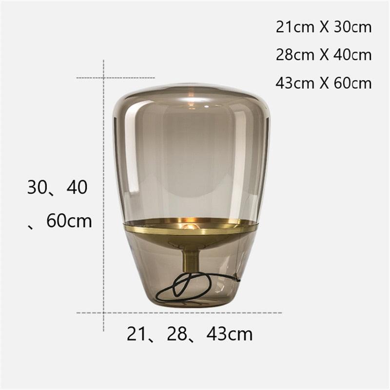 Modern Art Deco Living Room Table Lamp Glass Table Lamps for Living Room Home Deco Indoor Bedside Lamp Decorative Table Lamp Cute Study Lamps for Bedroom Décor