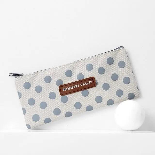 Modern Student Pencil Case Minimalist Simple Pen Bags Durable Zipper Pencil Cases For Office