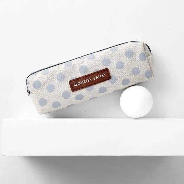 Modern Student Pencil Case Minimalist Simple Pen Bags Durable Zipper Pencil Cases For Office