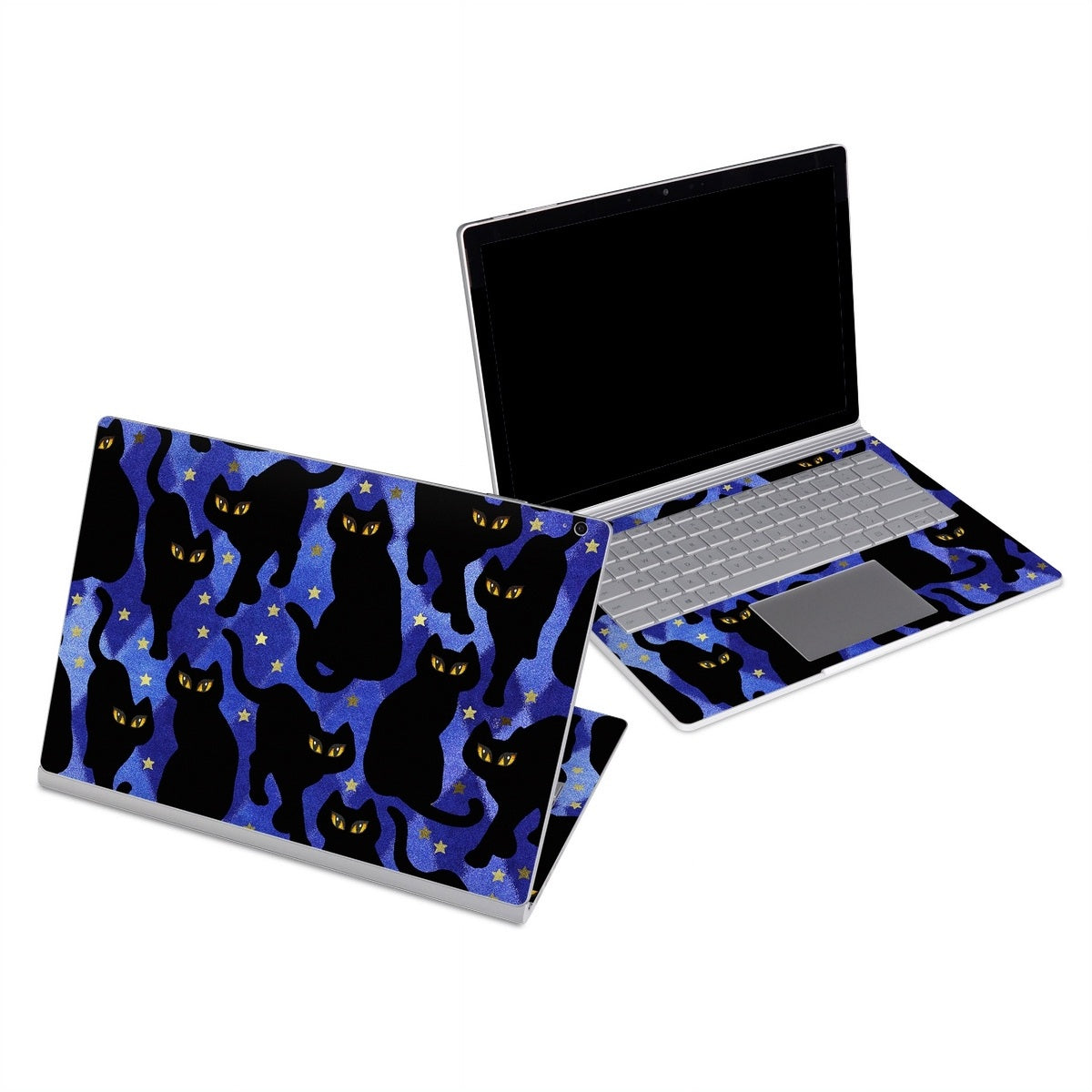 Cat Silhouettes - Microsoft Surface Book Skin