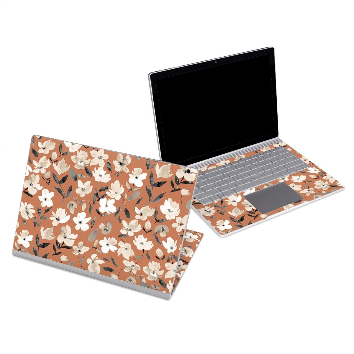 Fresh Flowers Copper - Microsoft Surface Book Skin