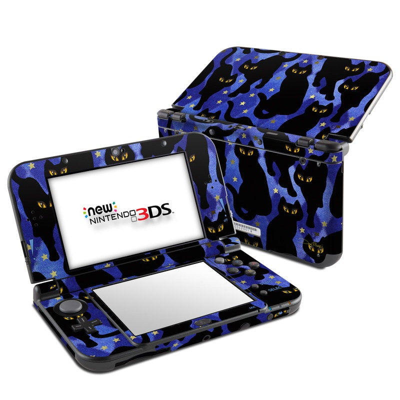 Cat Silhouettes - Nintendo 3DS LL Skin