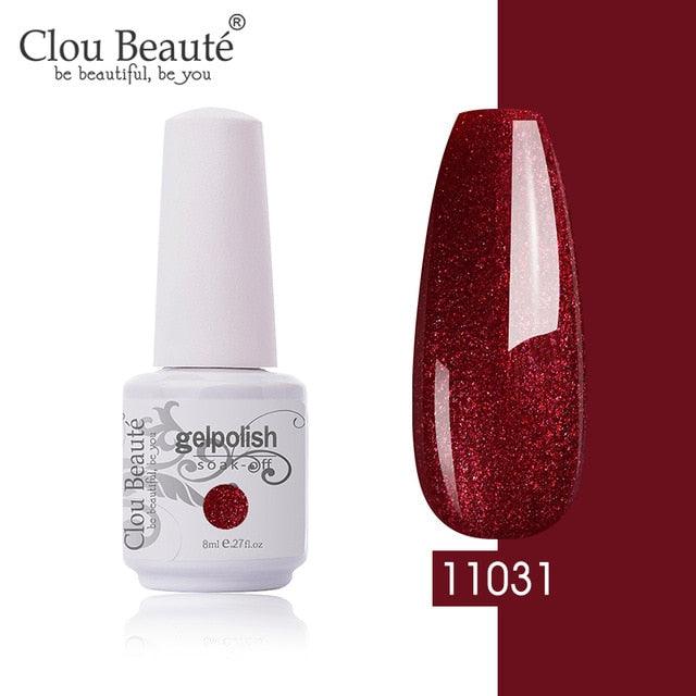 New 2022 Women Gel Nail Polish Pure Pink UV Gel Nail Polish Art Manicure Luxury Colorful Design For Ladies and Womens