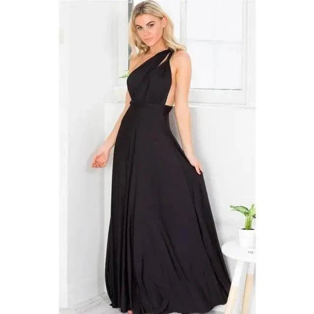 New Fashion Boho Women Multiway Wrap Convertible Maxi Club Red Dress Bandage Long Dress Party Dresses For Women