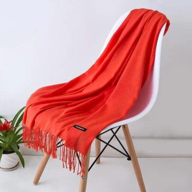 New Stylish Winter Scarf For Ladies Shawls And Wraps Neck Scarves Women Female Stoles Casual Wear Pashmina Scarf and Shawl Soft Women Pashminas
