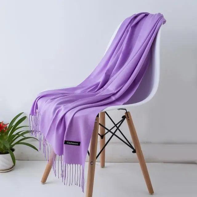 New Stylish Winter Scarf For Ladies Shawls And Wraps Neck Scarves Women Female Stoles Casual Wear Pashmina Scarf and Shawl Soft Women Pashminas