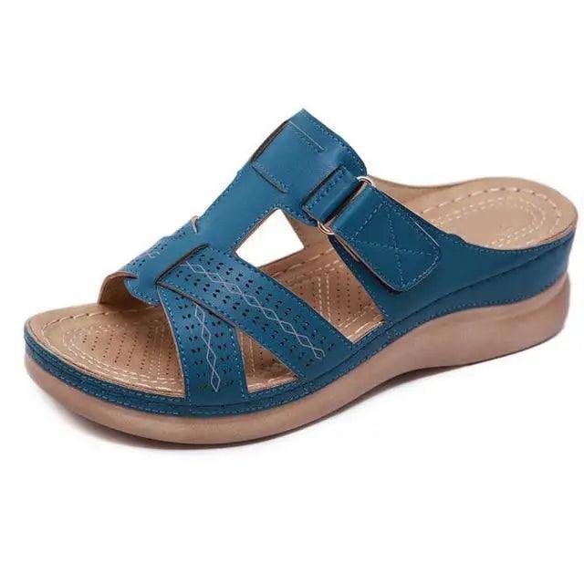 New Summer Fashion Slipper 2021 Buckle Strap Slippers with Comfortable Heel Indoor Outdoor Beach Sandals For Women