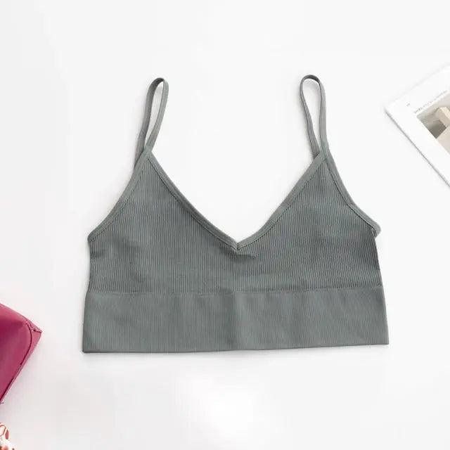 New Trendy Open Back Bra Seamless Brassiere, Comfortable Top Women Wire free Low Back Underwear No Pad Unlined Backless Bra