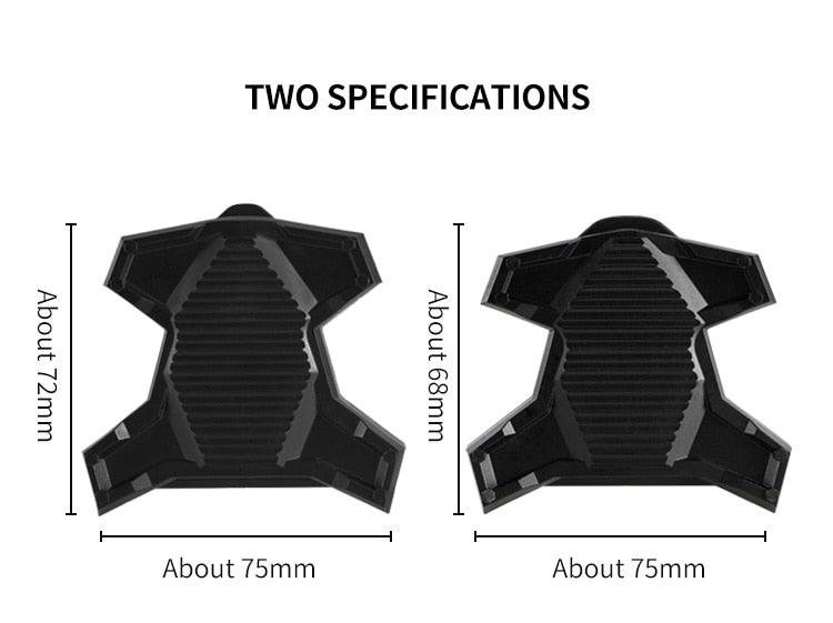 New Upgrade Road Bike Clipless Pedal Platform Adapter Convert For Look System Bicycle Clip Pedal Adaptor Converts Clipless Into Flat Pedals No Cleats Needed Adding Grip And Comfort
