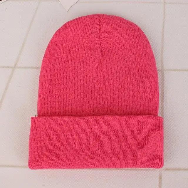 New Winter Hats for Women Men Beanies Knitted Solid Cool Hat Girls Autumn Female Beanie Warm Bonnet Casual Cap For Winter  Knitted Autumn Winter Cap Warm Elastic Winter Women and Men Hat