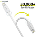 Overtime Apple MFi Certified Lightning To USB Cable 1Ft, iPhone Charger and Sync Cable