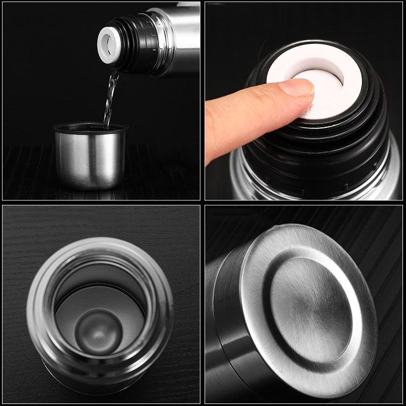 Portable Double Layer Thermal Mug Food Thermos For Tea With Heating Stanley Cup Stainless Steel Water Bottle  Insulated Stainless Steel Bottle - Keeps Cold for 12 hours Hot for 6 hours Perfect for Purse or Kids Lunch Bag