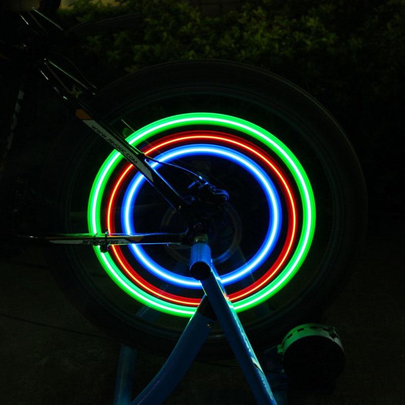 Mini Bicycle Light Colorful LED Bike Light Small Led Wheel Spoke Light Running Bike Spoke Lights Cycling Bike Wheel Lights For Bicycle Decorations Lights For Wheels